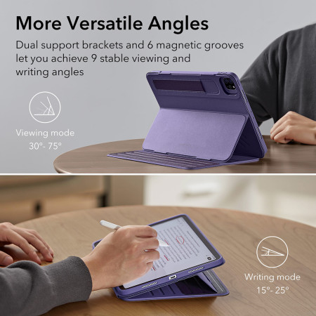 Husa tableta pentru iPad Pro 12.9 2021 / 2022 ESR Shift Magnetic, Purple