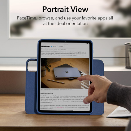 Husa tableta pentru iPad Pro 12.9 2021 / 2022 ESR Shift Magnetic, Blue