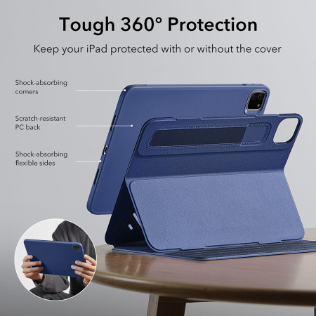 Husa tableta pentru iPad Pro 12.9 2021 / 2022 ESR Shift Magnetic, Blue