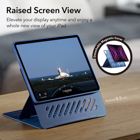 Husa tableta pentru iPad Pro 12.9 2021 / 2022 ESR Shift Magnetic, Blue