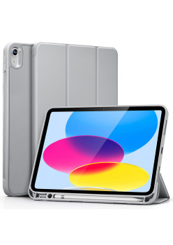 Husa pentru iPad 10 2022 10.9' ESR Rebound Pencil, Silver Grey