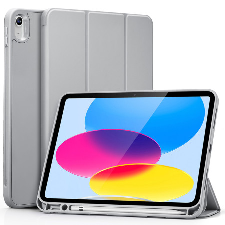 Husa pentru iPad 10 2022 10.9' ESR Rebound Pencil, Silver Grey