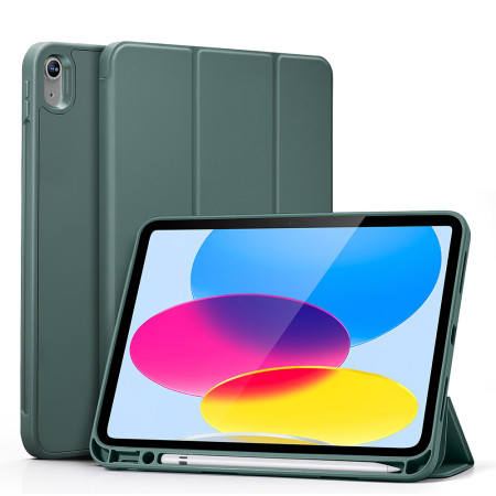 Husa pentru iPad 10 2022 10.9' ESR Rebound Pencil, Forest Green