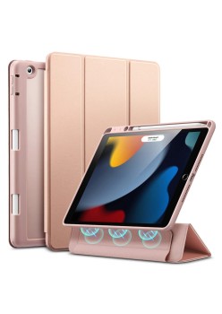 Husa pentru iPad 10.2" (2019 / 2020 / 2021) - ESR Rebound Hybrid Pro - Frosted Pink