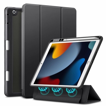 Husa pentru iPad 10.2" (2019 / 2020 / 2021) - ESR Rebound Hybrid Pro - Frosted Black