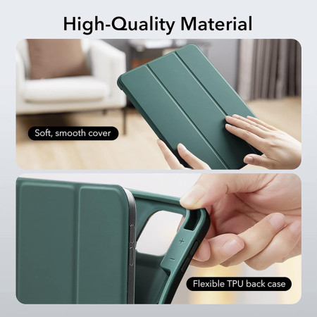Husa pentru iPad Pro 11" 2021 / 2022 ESR Rebound Pencil, Forest Green