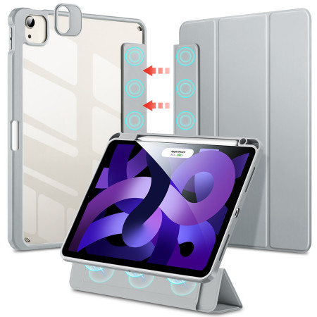 Husa pentru iPad Pro 11" 2021 / iPad Air 4 / 5 2020/2022 ESR Rebound Hybrid, Frosted Grey