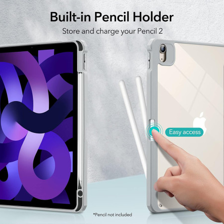 Husa pentru iPad Pro 11" 2021 / iPad Air 4 / 5 2020/2022 ESR Rebound Hybrid, Frosted Grey