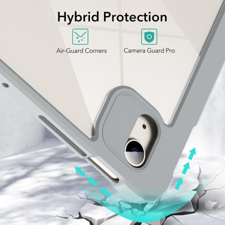 Husa pentru iPad Pro 11" 2021 / iPad Air 4 / 5 2020/2022 ESR Rebound Hybrid, Frosted Grey