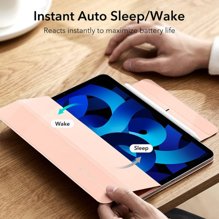 Husa pentru iPad Pro 11 2018 / iPad Air 4 / 5 2020/2022 ESR Rebound Magnetic, Rose Gold