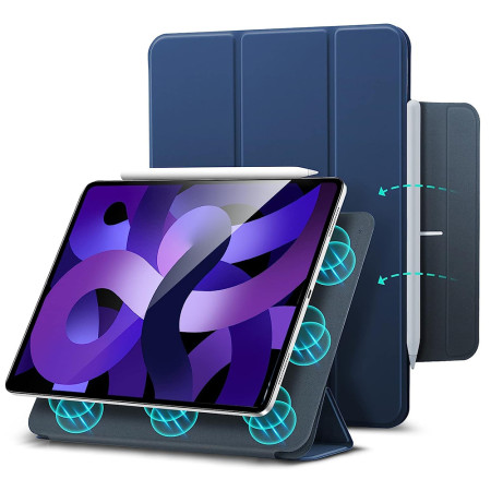Husa pentru iPad Pro 11 2018 / iPad Air 4 / 5 2020/2022 ESR Rebound Magnetic, Navy Blue