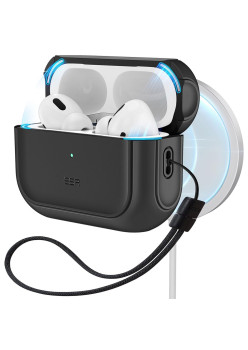 Husa pentru Apple AirPods Pro 1 / 2 ESR Orbit Hybrid HaloLock, Black