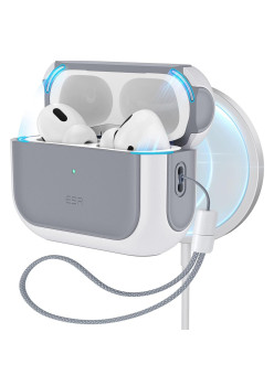 Husa pentru Apple AirPods Pro 1 / 2 ESR Orbit Hybrid HaloLock, White