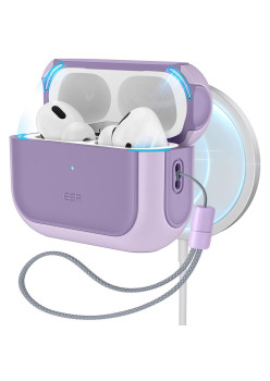 Husa pentru Apple AirPods Pro 1 / 2 - ESR Orbit Hybrid HaloLock - Lavender