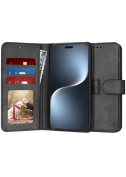 Husa pentru Honor Magic7 Pro - Techsuit Diary Book - Black