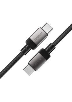 Cablu de date Tip-C to Tip-C, 60W, Incarcare Rapida, 1.2m - Black