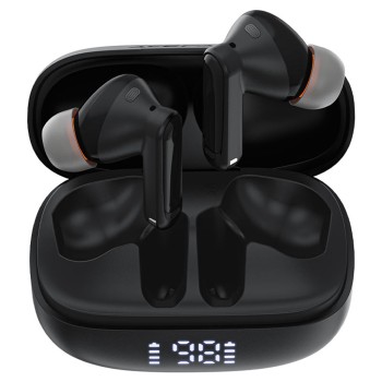 Casti Wireless, Type-C, Bluetooth 5.4, IPX4, Call Noice Reduction - Black