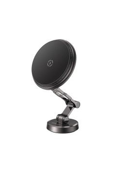 Suport Auto pentru Apple, 360° Rotation, LED Ambient Light, Magnetic Grip - Black