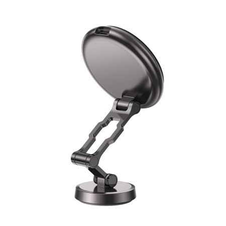 Suport Auto pentru Apple, 360° Rotation, LED Ambient Light, Magnetic Grip - Black