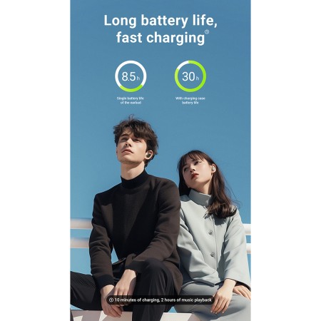 Casti Bluetooth 5.3, Type-C, Call Noise Reduction, IPX4 - Acefast (FA003) - White