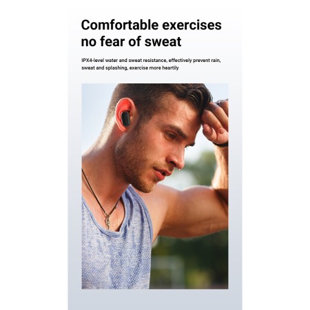 Casti Bluetooth 5.3, Type-C, Call Noise Reduction, IPX4 - Acefast (FA003) - White
