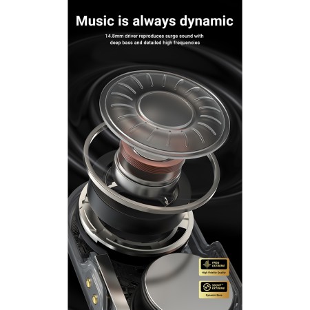 Casti Bluetooth 5.3, Type-C, Call Noise Reduction, IPX4 - Acefast (FA003) - White