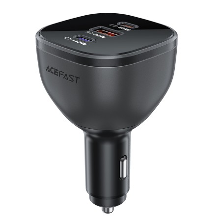 Incarcator pentru Masina 2x USB, 165W, Fast Charging, Temperature Control - Acefast - Black