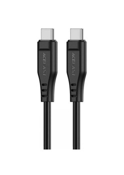 Cablu de incarcare, Type-C to Type-C, 60W, 3A, High-Speed Charging, 1.2m - Acefast - Black