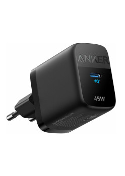 Incarcator Priza Tip-C, 45W, Anker, Black