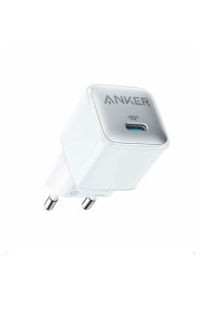 Incarcator Priza Tip-C, 20W, PowerIQ 3.0, Anker 512, Nano 3, White