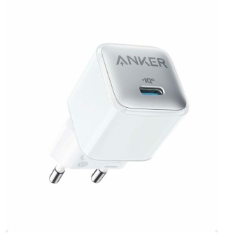 Incarcator Priza Tip-C, 20W, PowerIQ 3.0, Anker 512, Nano 3, White