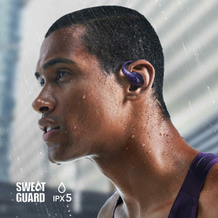 Casti Wireless pentru Sport, Bluetooth, Waterproof, Anker AeroFit, Purple