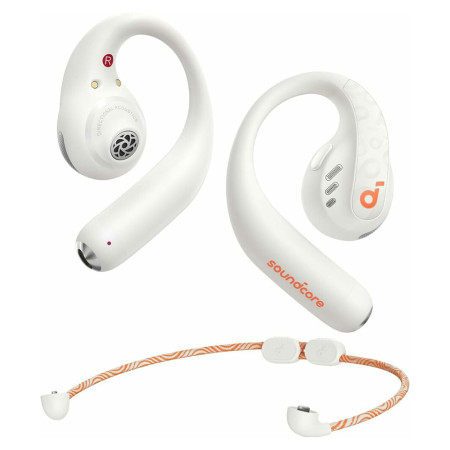 Casti Wireless pentru Sport, Bluetooth, Waterproof, Anker AeroFit, White