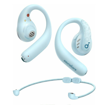 Casti Wireless pentru Sport, Bluetooth, Waterproof, Anker AeroFit, Blue