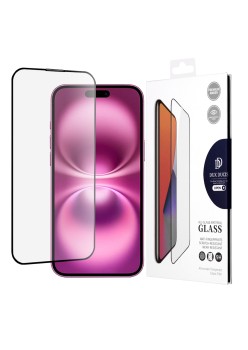 Folie pentru iPhone 16 Plus - Dux Ducis Tempered Glass - Black