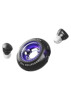 Casti True Wireless, Bluetooth 5.3, IPX4, Hi-Fi sound, Type-C - Vention Tiny T17 (NBRB0) - Black