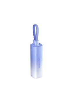 Baterie externa Fast Charging cable, Type-C, Lightning, 5000mAh - Vention (FHWL0) - Bleu