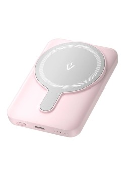 Acumulator extern Fast Charging, 2x Type-C, 20W, 5000mAh - Vention (FHSP0) - Pink