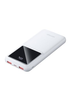 Acumulator extern Wireless, USB-C, 2x USB, Micro-USB, PD22.5W, 10000mAh - Vention (FHKW0) - White