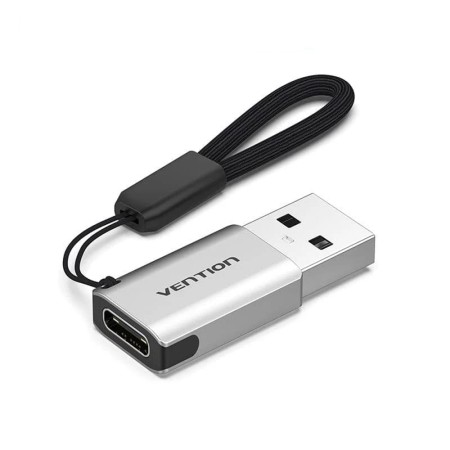 Adaptor cu Functia OTG, Type-C la USB 3.0, 5Gbps, Game Audio - Vention (CDPH0) - Gray