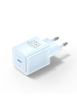 Incarcator pentru priza EU, GaN, 20W, Type-C, Smart Charging - Vention (FEPL0-EU) - Bleu