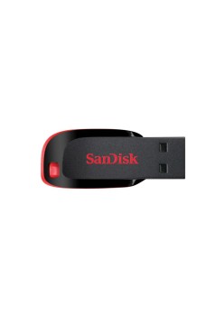 Stick de Memorie 64GB, USB 2.0 - SanDisk (SDCZ50-064G-B35) - Black / Red