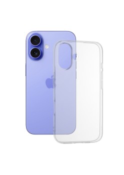 Husa pentru iPhone 16 - Techsuit Clear Silicone [Big Lens Hole] - Transparent