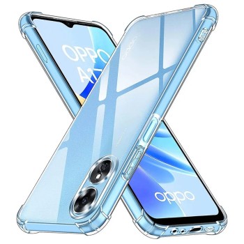 Husa Antisoc compatibila Oppo A17, PRO AirBag, Clear