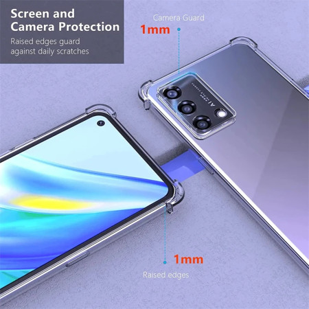 Husa Antisoc compatibila Oppo Reno10 / Reno10 Pro, PRO AirBag, Clear