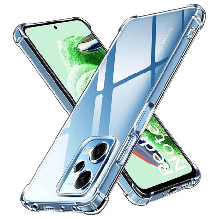 Husa Antisoc compatibila Xiaomi Redmi Note 12 Pro 5G, PRO AirBag, Clear