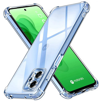 Husa Antisoc compatibila Motorola Moto G13 / G23, PRO AirBag, Clear