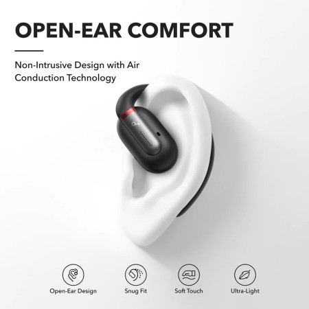 Casti Bluetooth Wireless, IPX5, Anker SoundCore V30i, Black
