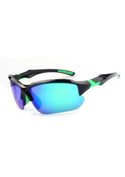 Ochelari pentru Ciclism cu Lentile Polarizate, 9301, Black / Gradient Blue