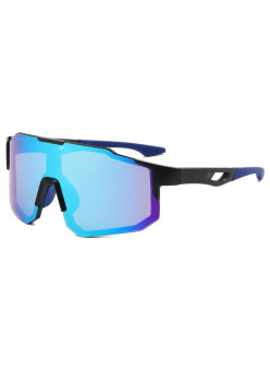 Ochelari pentru Ciclism cu Lentile Polarizate, Ergonomic, Black / Blue
